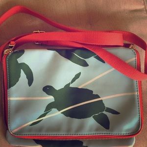 Fossil turtle crossbody